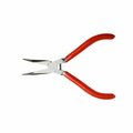 Excel Blades Bent Nose Pliers Spring Loaded Carbon Steel 5" Serrated Jaw Pliers 6pk 55590